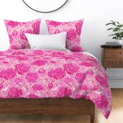 (l) Pink Peonies - Bold Floral Artistic Coquette Hyperfeminine Girlhood