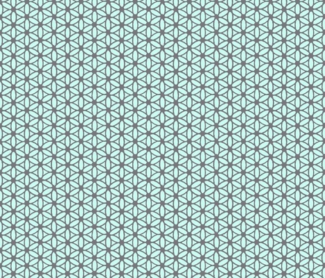 Flower Of Life Gray Mint Wallpaper Designed By Leahvanlutz