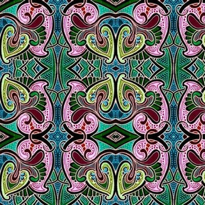 Stained Glass Paisley Takes Over the World
