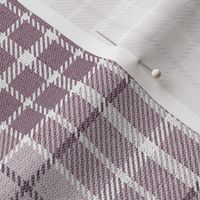 Quinn Tartan Textured Plaid - Plum Purple - large repeat