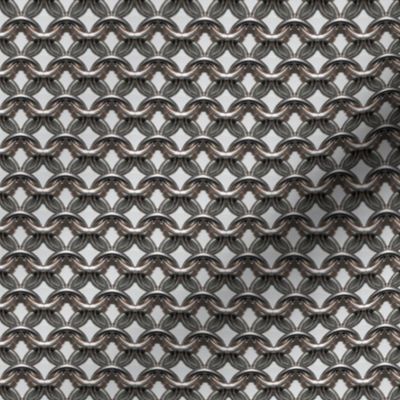 Chainmaille - (1") white background