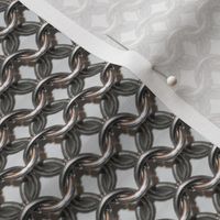 Chainmaille - (1") white background