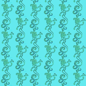 Magical Mermaids-blue/green