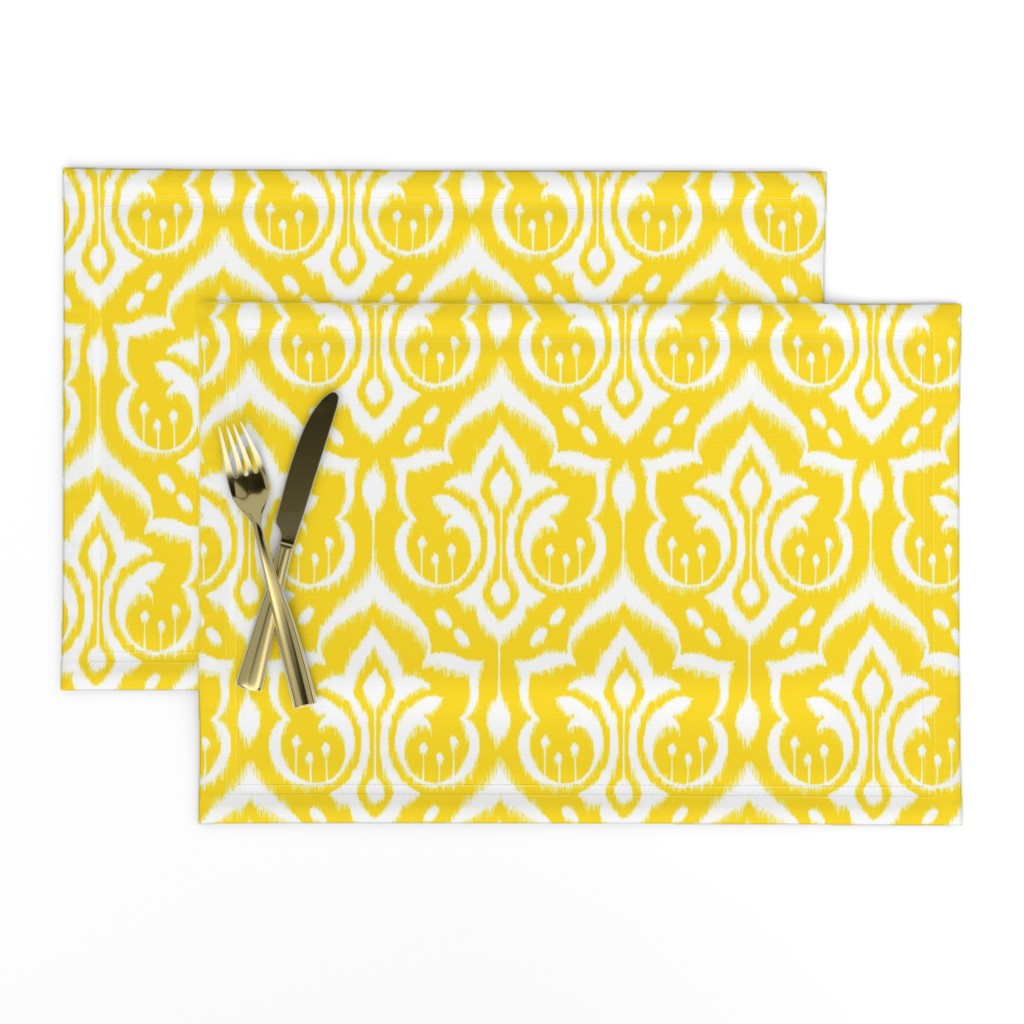 Sunshine Damask - Nursery Yellow