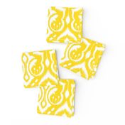 Sunshine Damask - Nursery Yellow