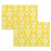 Sunshine Damask - Nursery Yellow