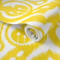 Sunshine Damask - Nursery Yellow