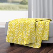 Sunshine Damask - Nursery Yellow