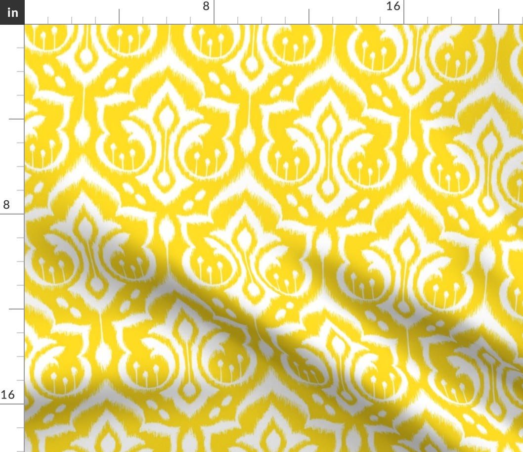 Sunshine Damask - Nursery Yellow