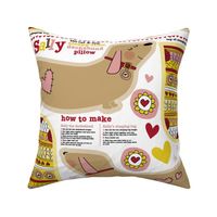 Sally the dachshund pillow with sleeping bag fat  quarter