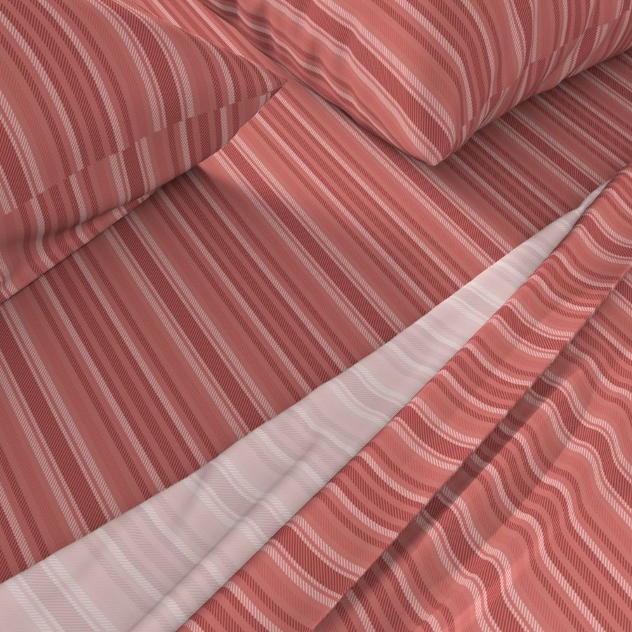 Woven Stripes in Festive Reds