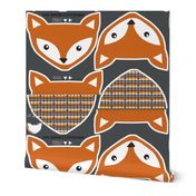 fox clutch zipper bag - cut and sew pattern