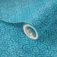 caravan swirls turquoise