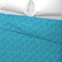 caravan swirls turquoise