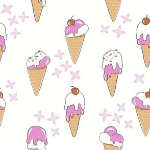 Ice Cream - Hot Pink