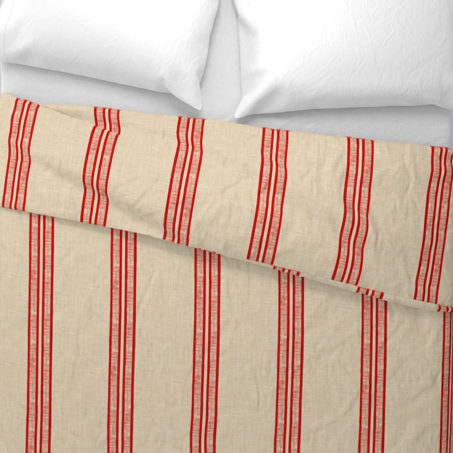 Rustic linen Stripes