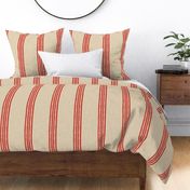 Rustic linen Stripes