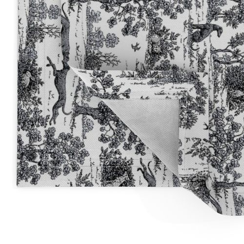 Black Greyhound Toile- running yardage repeat