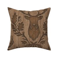 Cabincore Deer Damask Light 200Size