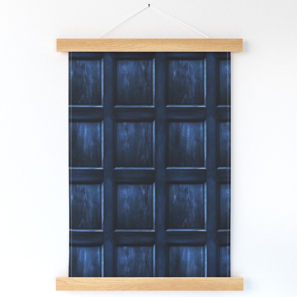 BLUE BOX  Wood dark 5" panels