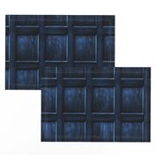 BLUE BOX  Wood dark 5" panels