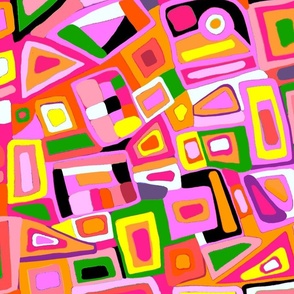 Cubes and Angles - Pink