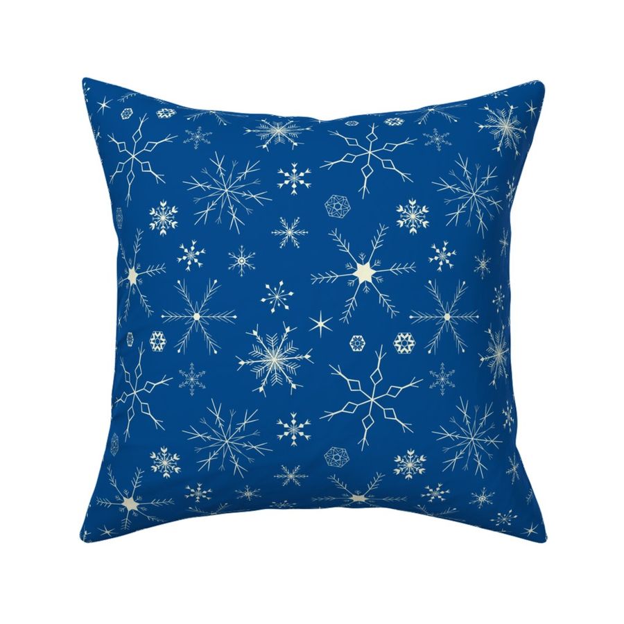 Angular Snowflake - Scatter - Blue True Autumn 1