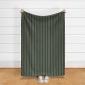 Linen Texture Stripes Rustic Cabincore Cool Earth Tone Forest Green - Large