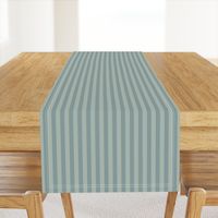 BC 0352 - Small Simple Celadon and Blue Green Vertical Candy Cane Stripes