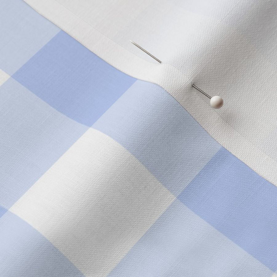 Jumbo Classic Gingham Plaid - Classic Country - Coastal Light Blue - 24"