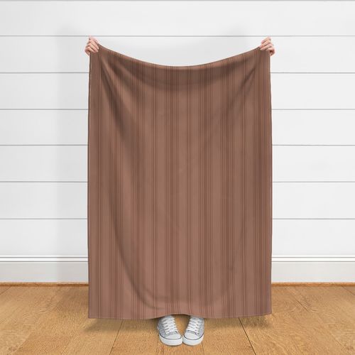 Jumbo Balanced Stripe - Traditional Timeless Vertical Monochrome Mocha - 24