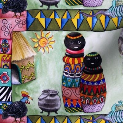 African_village_by Sylvie