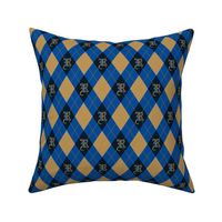 Raven Magic Argyle Sateen