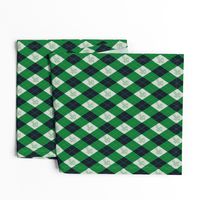 Snake Argyle Sateen