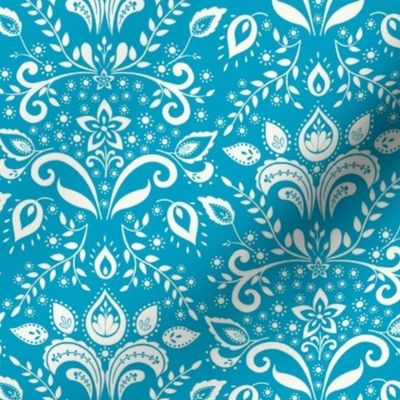 cream___teal_damask