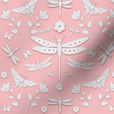 Flying Papercuts Baby Pink