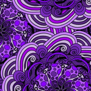 Retro Mandala Purple