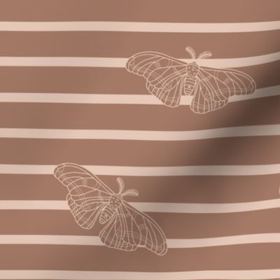 Butterfly Stripe Mocha Mousse