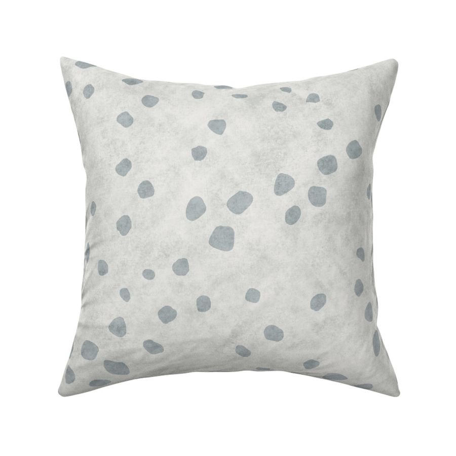 Minimalist Speckles on Limewash Texture - Scattered - Dusty Stone Grey