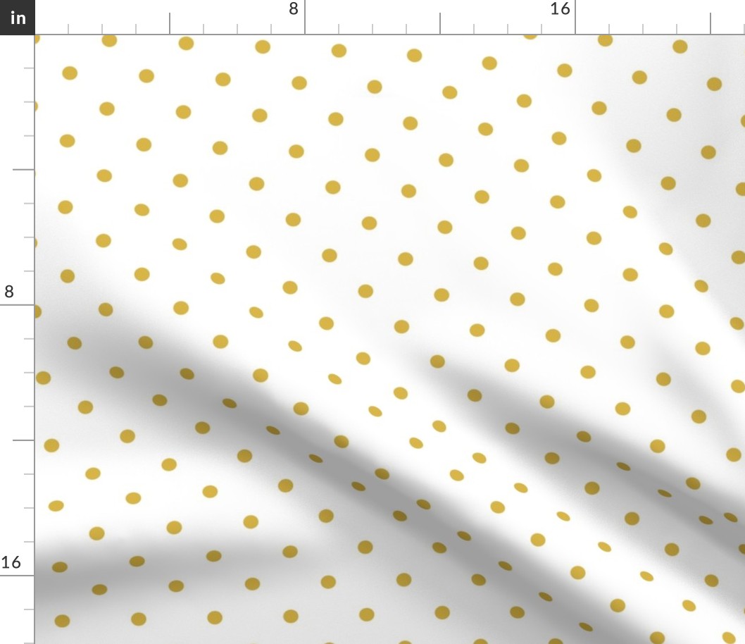 Gold Polka Dots (Large)