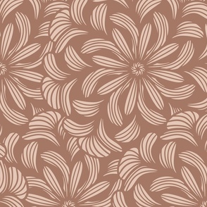 Dynamic-elegant-abundant-luxurious-mocha-mousse-brown-geometric-floral-XL