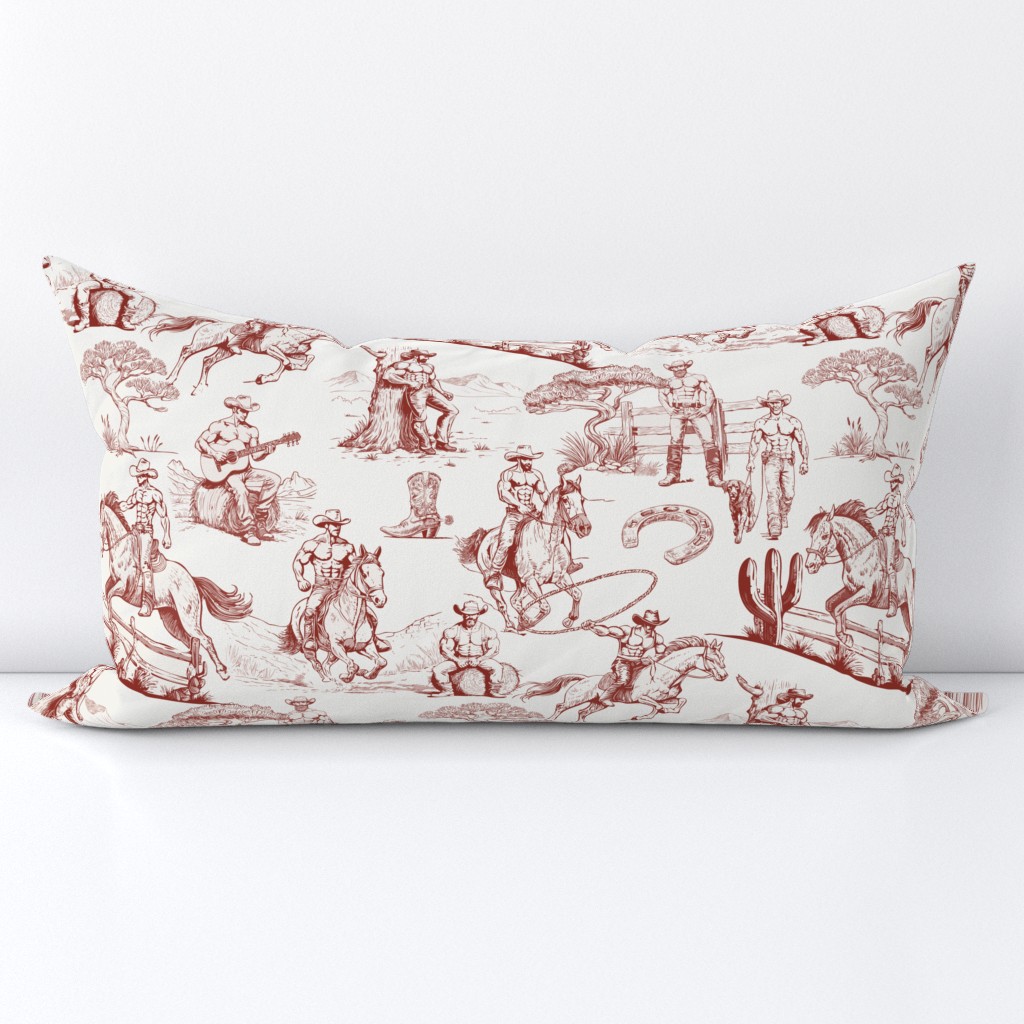 Muscle Cowboy Toile - red dirt