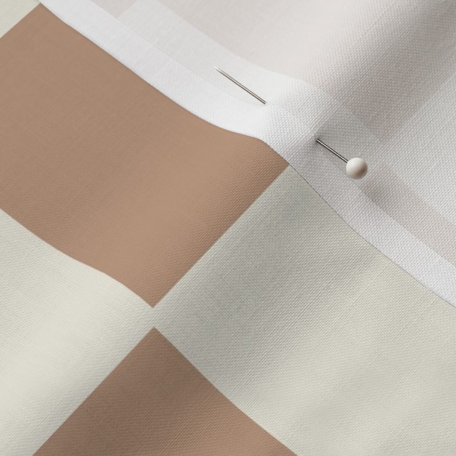 3-Inch Sirocco And Cannoli Cream Non-Tessellating Checks Pantone Farmhouse