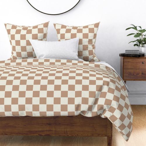 3-Inch Sirocco And Cannoli Cream Non-Tessellating Checks Pantone Farmhouse