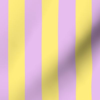 Lilac and Yellow Stripes