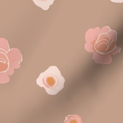 Tiny pink small roses minimalist preppy sirocco