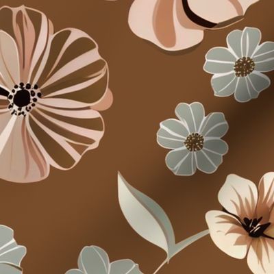 Mocha Mousse XL Flowers 4