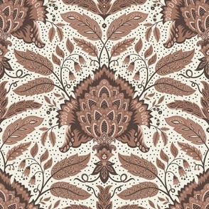 Mocha Mousse Botanical Tapestry