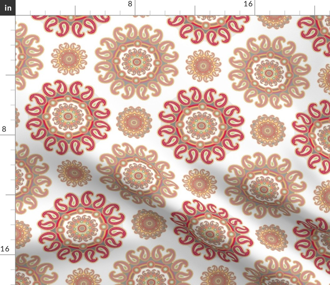 Paisley pink pattern