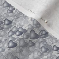 Sea Of Hearts - Border - Grey